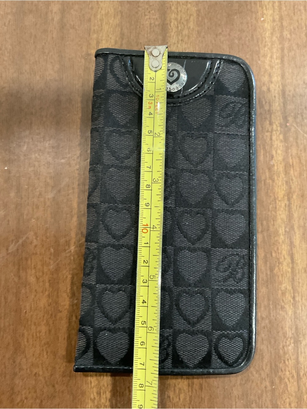 Brighton Black Logo Metal Heart pattern Eyeglasses Sunglasses Soft Case Fabric - Picture 5 of 10